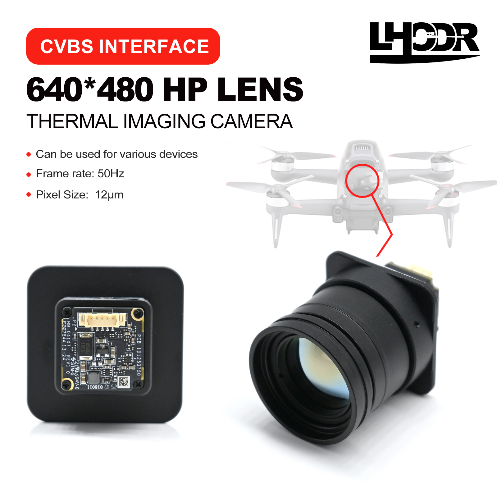30mm 640x480 pix Drone thermal – Drone Camera Lens recenzja i cena