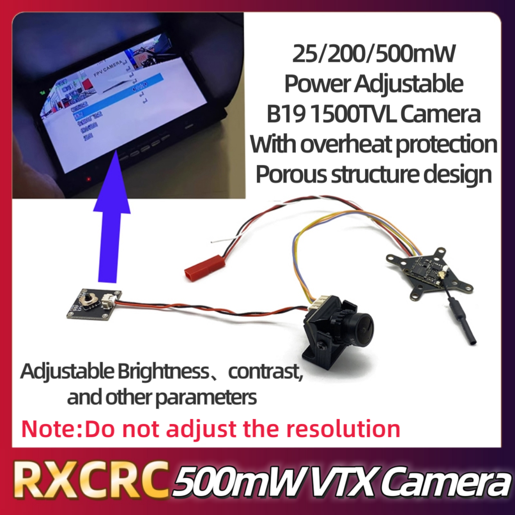 RXCRC FPV 5.8G Module 48CH 500 – Drone Camera Lens recenzja i cena