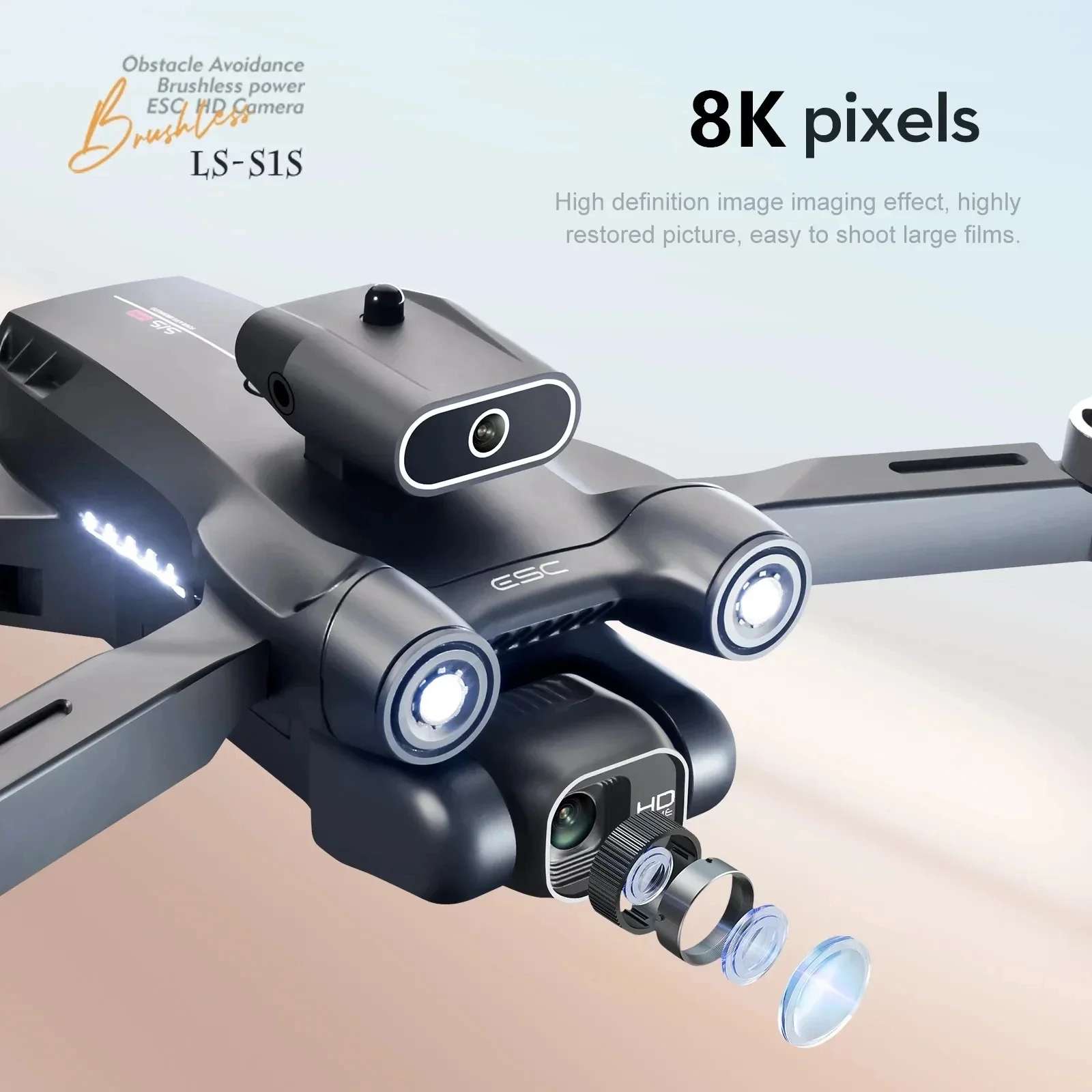 New S1S 5G GPS Drone Camera 8K – Drone Camera Mount recenzja i cena