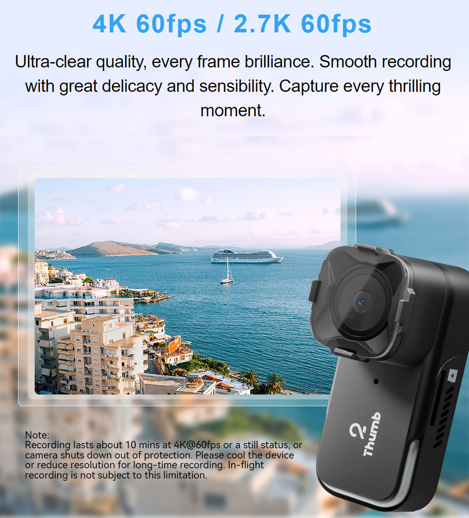 New Version RunCam Thumb 2 4K  – Drone Camera 4K recenzja i cena