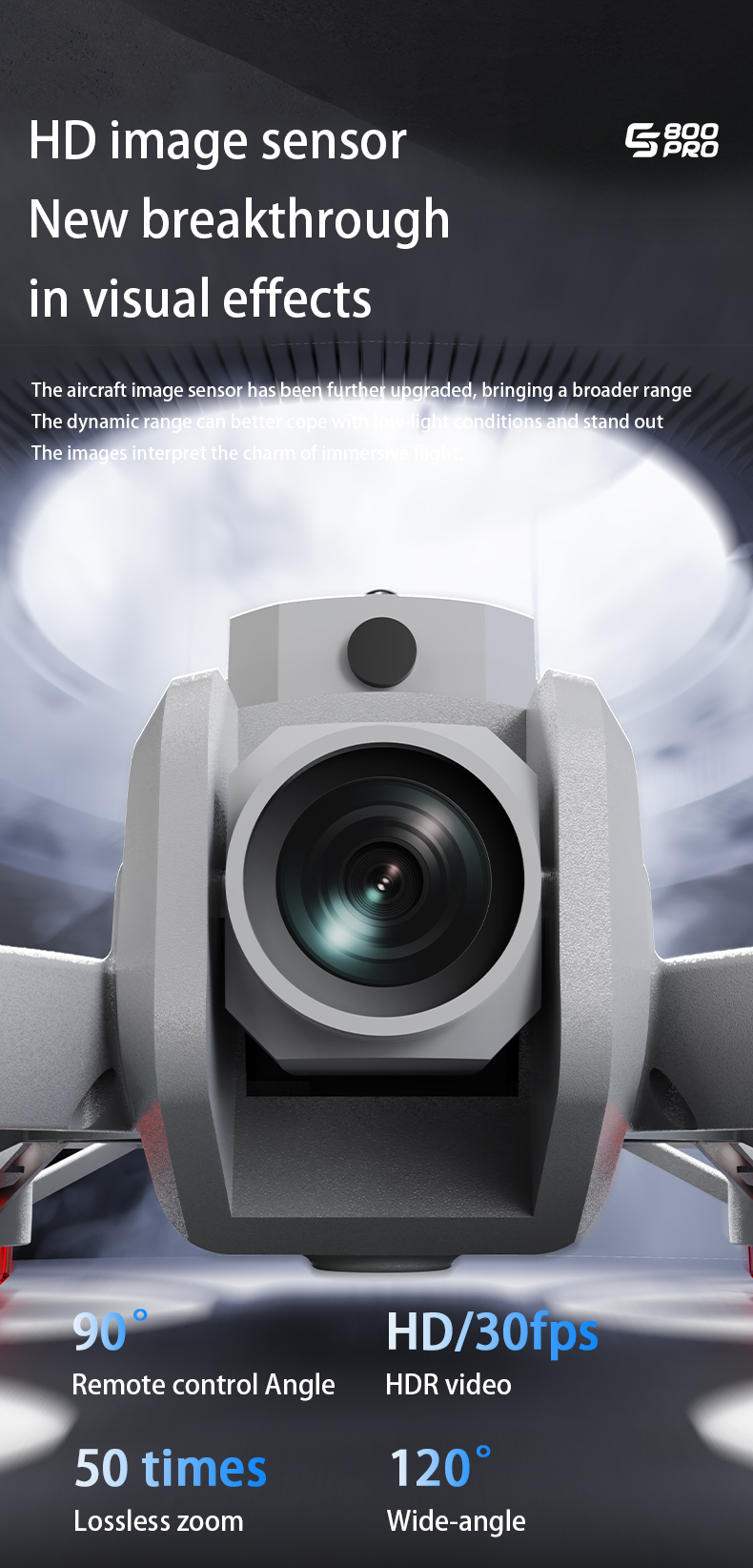 Professional ES800Pro Mini Dro – Drone Camera Vlog recenzja i cena