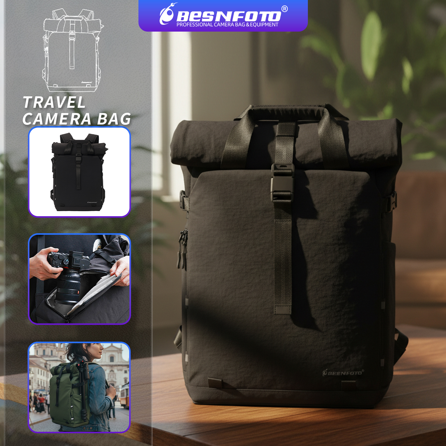 Besnfoto Professional Camera B – Drone Camera Case recenzja i cena