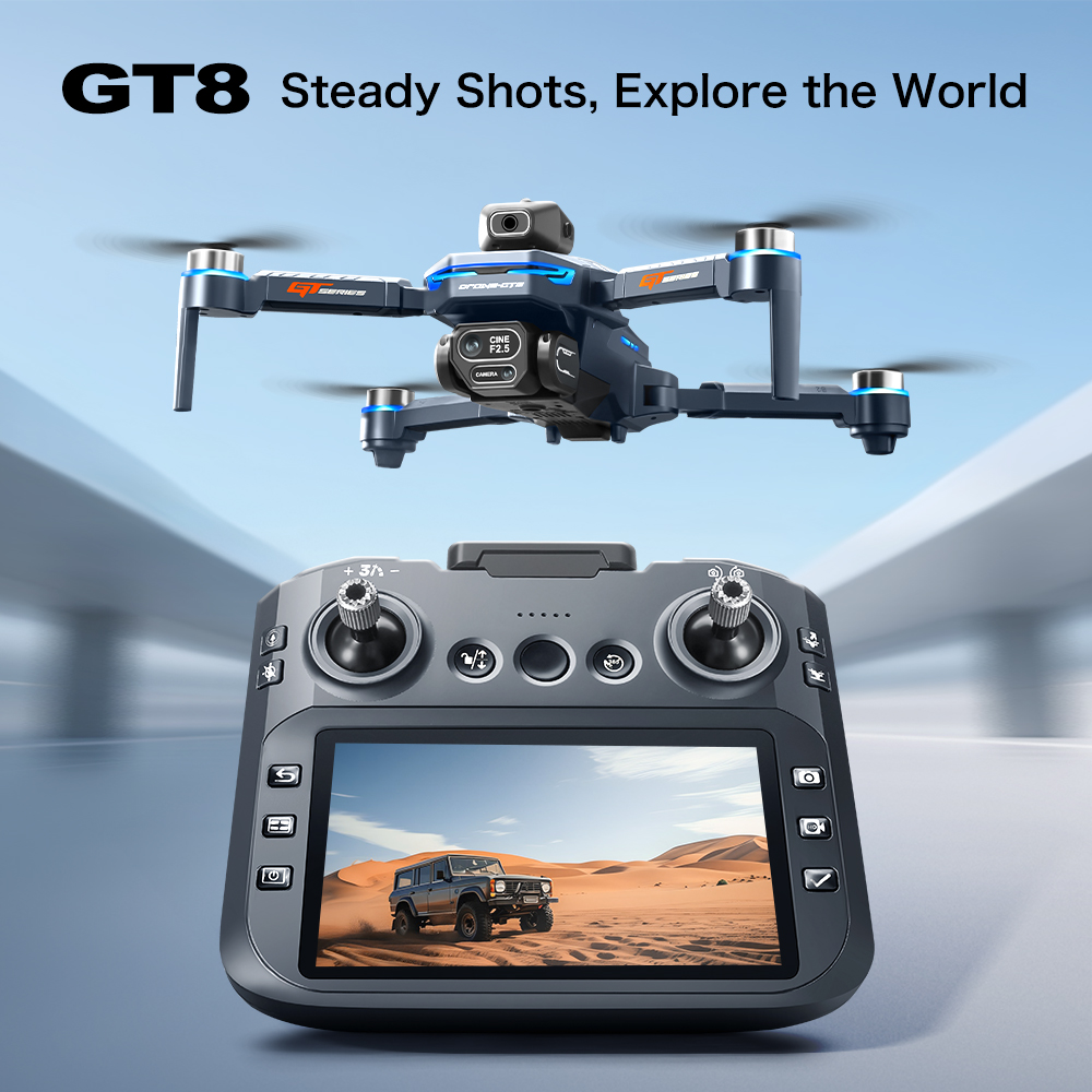 GT8 Obstacle Avoidance Aerial  – Drone Camera 4K recenzja i cena