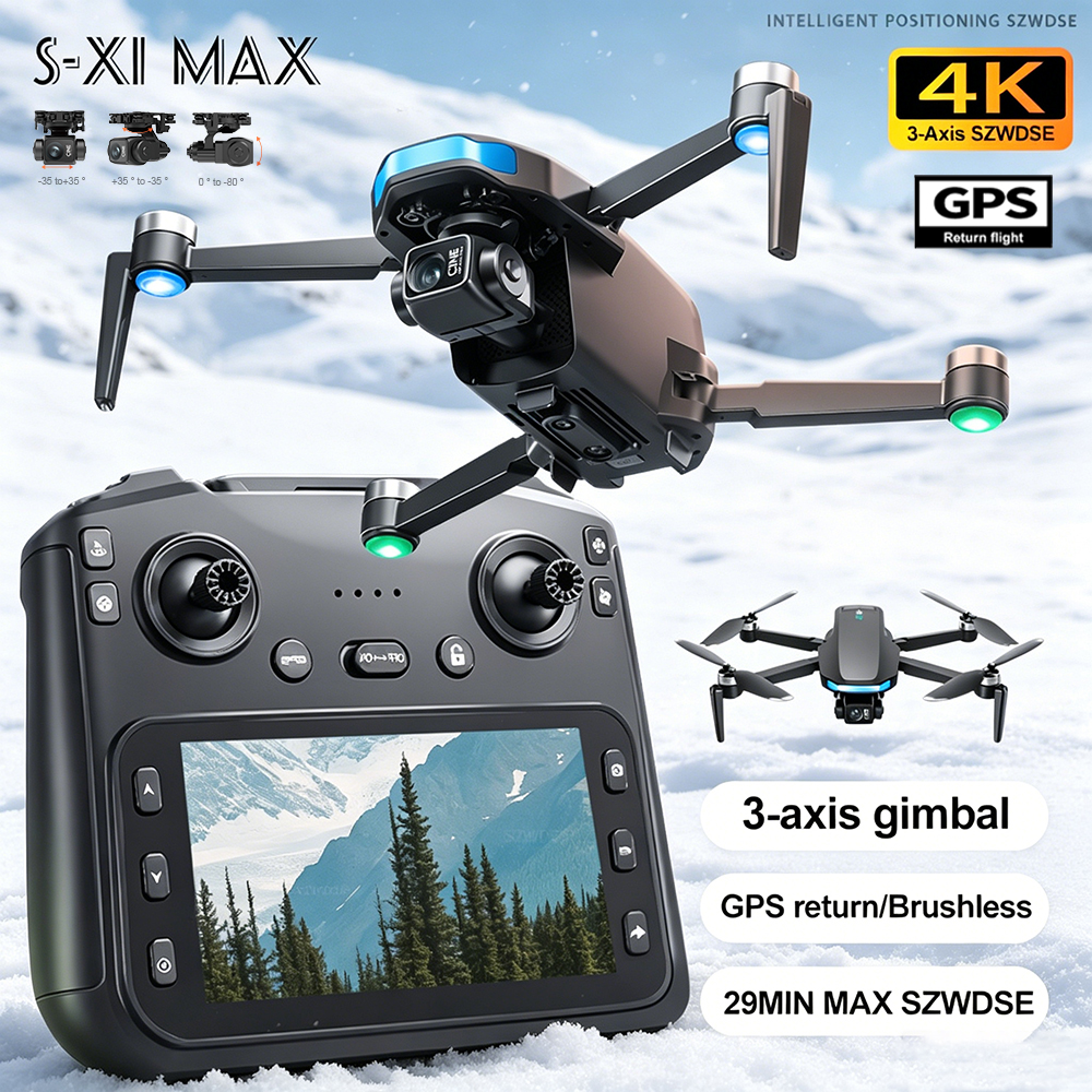 New S-X1 MAX Drone GPS 8K Prof – Drone Camera Lens recenzja i cena