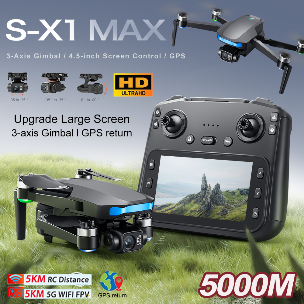 New S-X1 MAX Drone GPS 8K Prof – Drone Camera Lens recenzja i cena