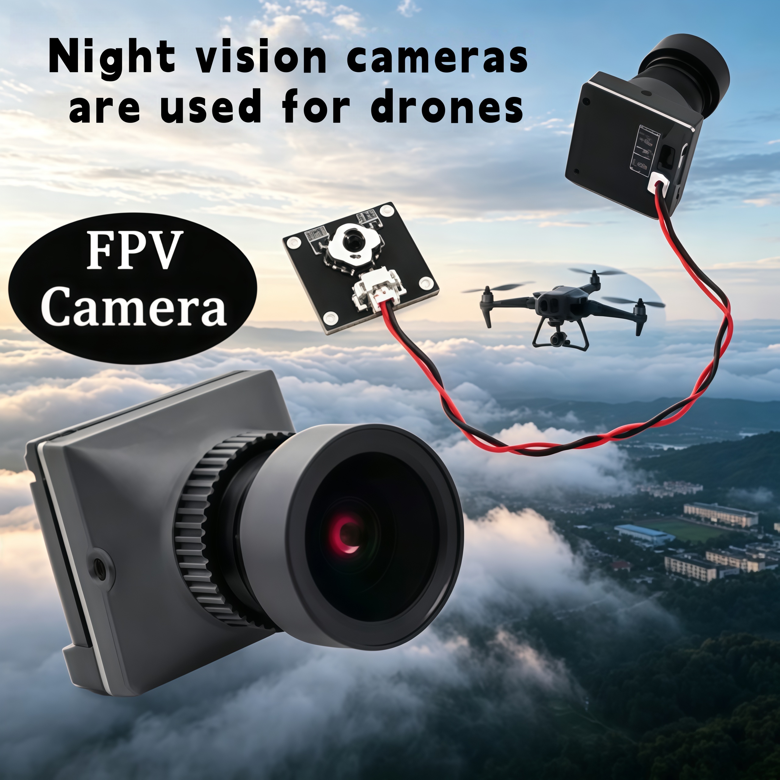 1500TVL HD CADDX Snail FPV Cam – Drone Camera Lens recenzja i cena