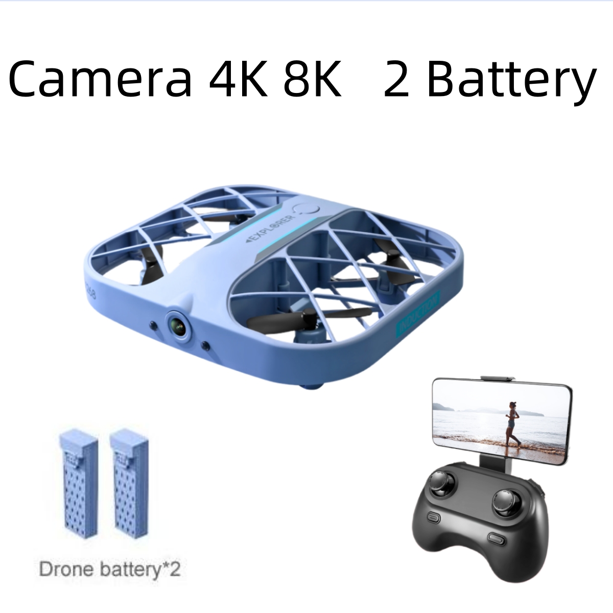 JJRC H107 FPV RC Drone with 2  – Drone Camera 4K recenzja i cena