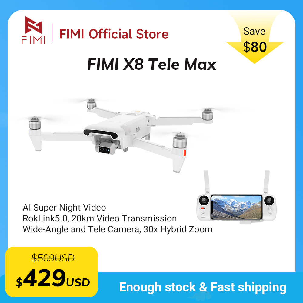 FIMI X8 Tele Max drone 1/2-inc – Drone Camera Thermal recenzja i cena