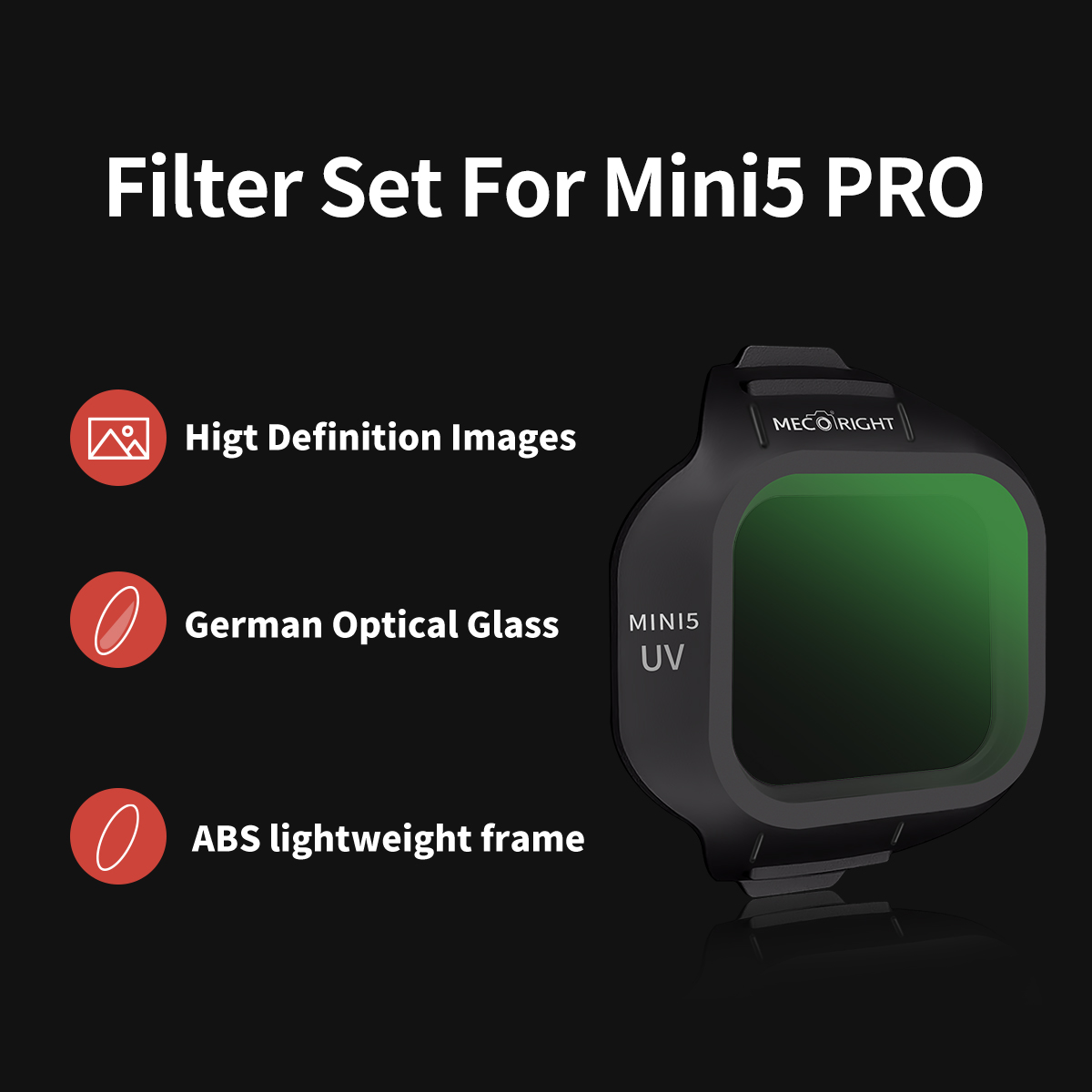 Mecoright Applies DJI Mini5 Pr – Drone Camera Filter recenzja i cena